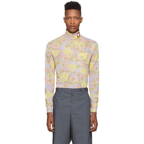 prada floral turtleneck|Prada turtleneck men's.